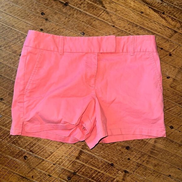 Loft pink The Riviera flat front preppy chino 8 shorts - Picture 1 of 3